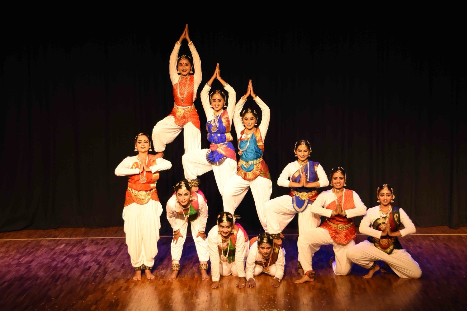 Dancers of Nadavidyalaya in a scene from Sanatana Sath Kriya